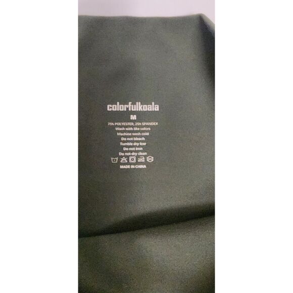 Colorfulkoala Activewear 25” Purple /Green Leggings & FREELY BLACK SKORT M - Picture 8 of 12